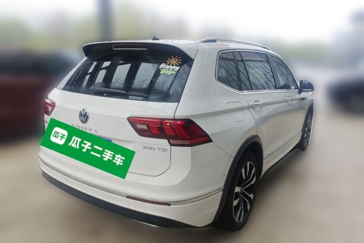 Used Volkswagen Tiguan L 2021 330TSI Automatic Two-Wheel Drive R-Line Enhanced Edition Rear Right 45 Deg