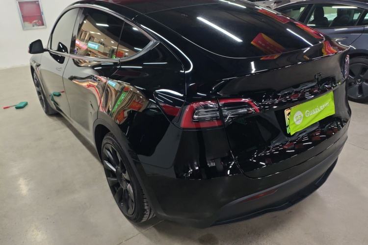 Used Tesla Model Y 2021 Standard Range Rear-Wheel Drive Version Rear Left 45 Deg