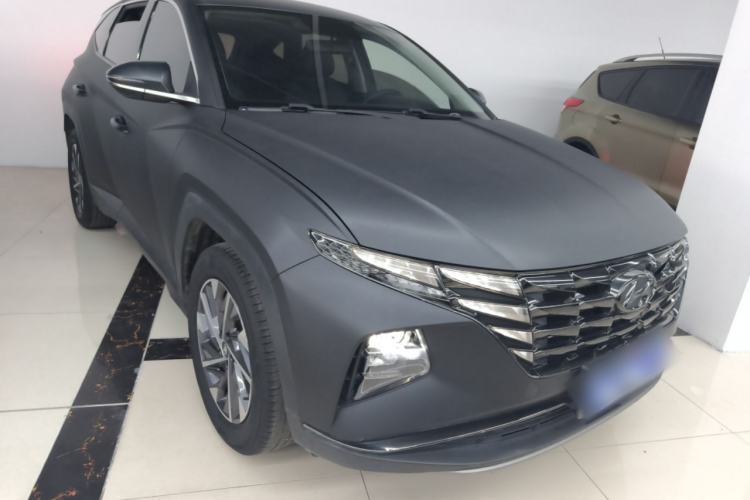 Used Hyundai Tucson 2021 Tucson L 1.5T DCT GLX Elite Edition Front Right 45 Deg