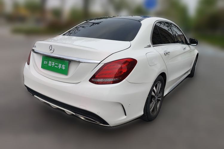 Used Mercedes-Benz C-Class 2017 C 200 L Sport Edition Rear Right 45 Deg