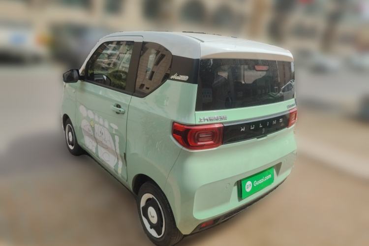 Used Wuling Hongguang MINIEV 2021 Macaron Premium Model – Lithium-NMC Rear Left 45 Deg