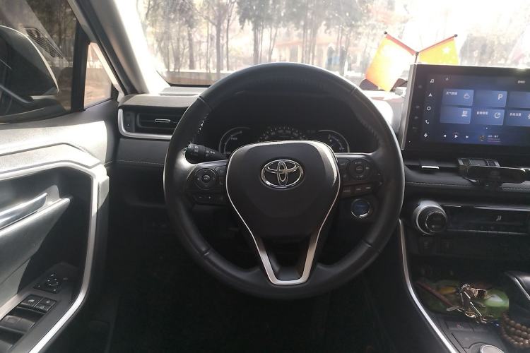 Used Toyota RAV4 2021 Dual-Engine 2.5L E-CVT Four-Wheel Drive Elite PLUS Edition Steering Wheel