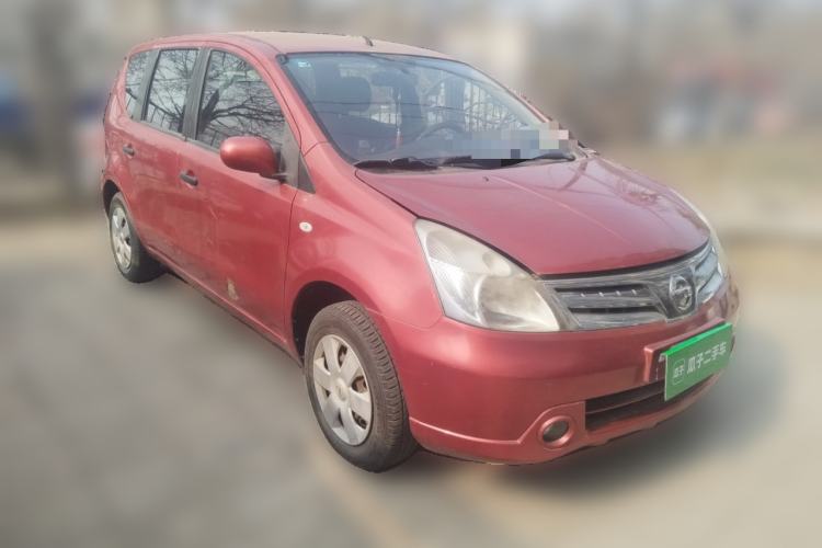 Used Nissan Livina 2010 Jingyue Edition 1.6L Automatic All-in-One Model Front Right 45 Deg