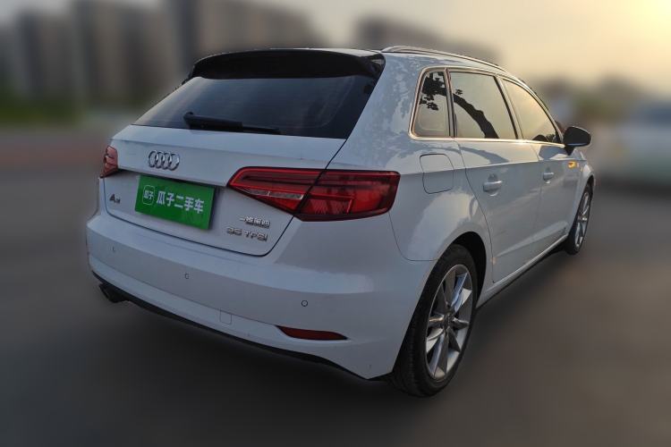 Used Audi A3 2018 30th Anniversary Edition Sportback 35 TFSI Ambition Model Rear Right 45 Deg