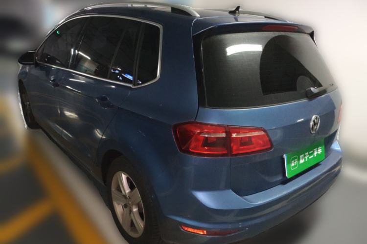 Used Volkswagen Golf 2015 1.4TSI Sportsvan Rear Left 45 Deg