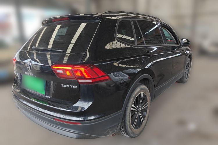 Used Volkswagen Tiguan L 2021 280TSI Automatic Two-Wheel Drive Smart Edition Rear Right 45 Deg