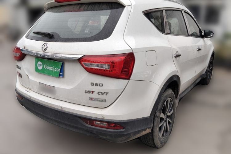 Used Dongfeng Fengon 580 2017 1.5T CVT Luxury Model Rear Right 45 Deg