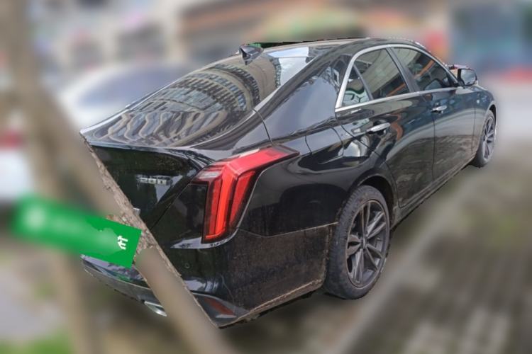 Used Cadillac CT4 2021 28T Luxury Model Rear Right 45 Deg