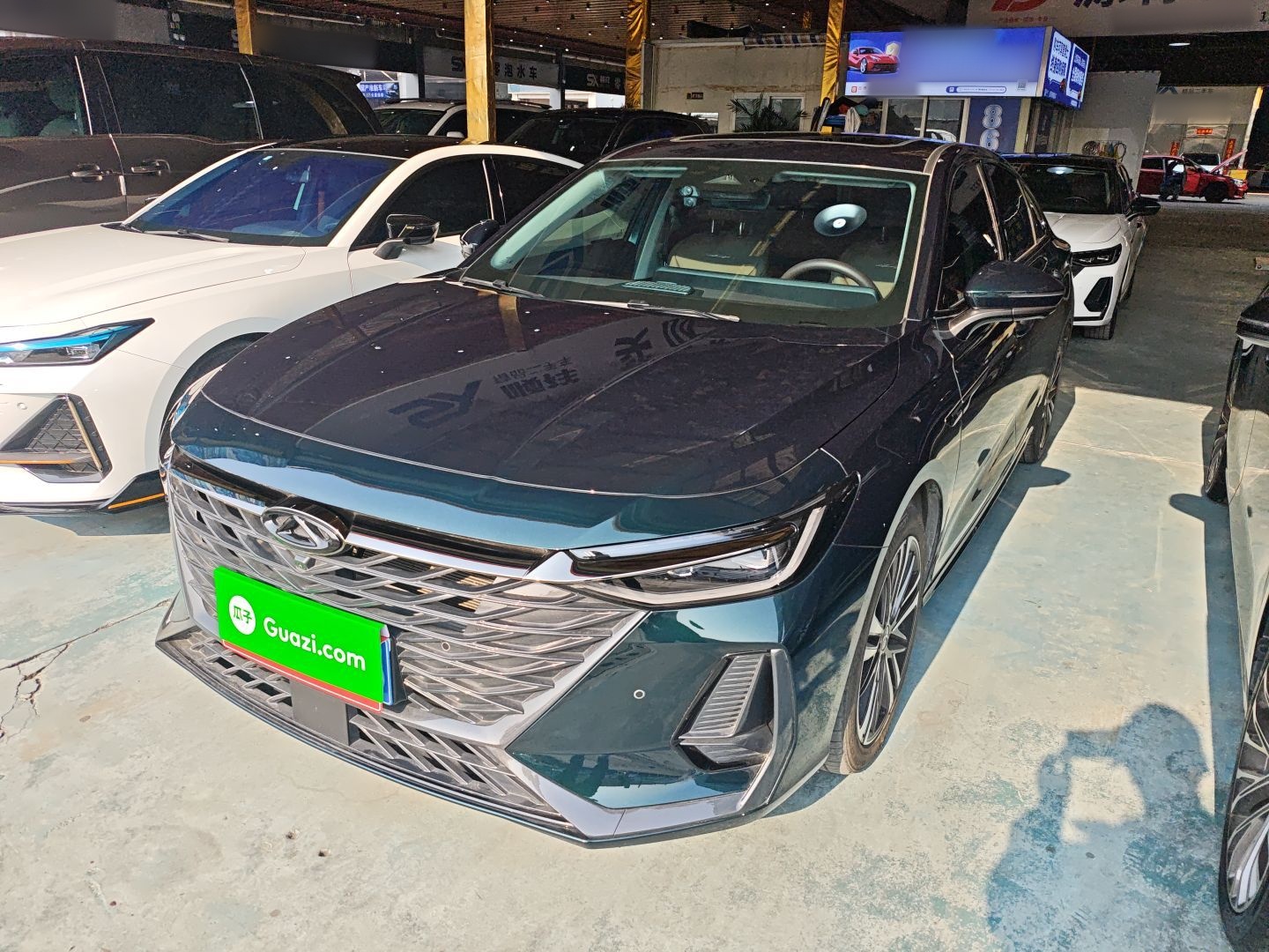 تحت مقدمة السيارة