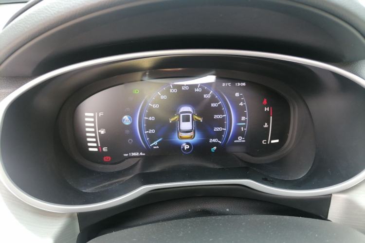 Used Geely Auto Emgrand X7 Sport 2020 1.8TD DCT Two-Wheel Drive Smart Connect 4G-Enabled Version Instrument Cluster