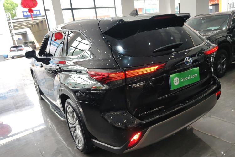 Used Toyota Highlander 2023 2.5L Smart Electric Hybrid Dual-Engine Four-Wheel Drive Prestige Version – 7 Seats Rear Left 45 Deg