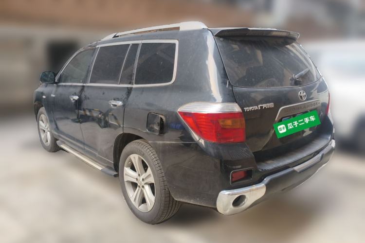 Used Toyota Highlander 2009 2.7L Two-Wheel Drive 7-Seater Luxury Edition Rear Left 45 Deg