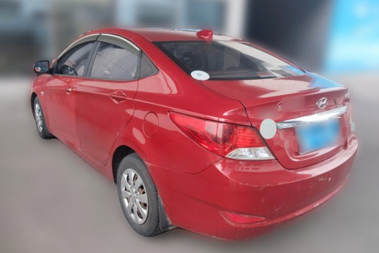 Used Hyundai Verna (older generation) 2010 Sedan 1.4L Manual Comfort GS Rear Left 45 Deg