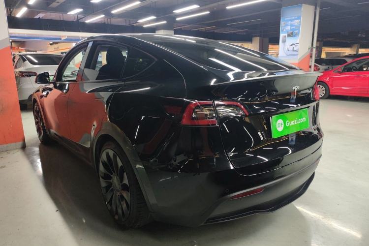 Used Tesla Model Y 2022 Performance High-Performance All-Wheel-Drive Version Rear Left 45 Deg