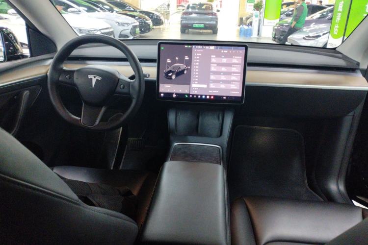 Used Tesla Model Y 2021 Standard Range Rear-Wheel Drive Version Center Console