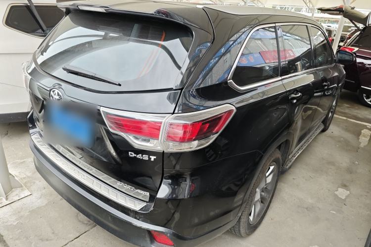 Used Toyota Highlander 2015 2.0T Four-Wheel Drive Luxury Edition 7-Seater Rear Right 45 Deg