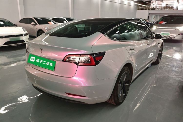 Used Tesla Model 3 2022 Rear-Wheel-Drive Version Rear Right 45 Deg