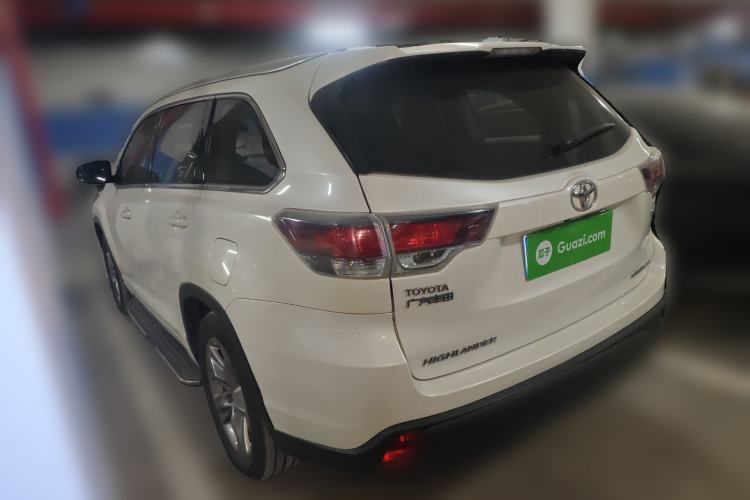 Used Toyota Highlander 2015 2.0T Four-Wheel Drive Luxury Edition 7-Seater Rear Left 45 Deg