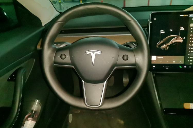 Used Tesla Model 3 2020 Refreshed Version Long-Range Rear-Wheel Drive Steering Wheel