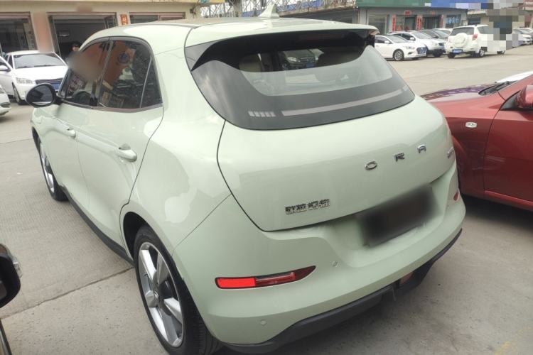 Used ORA Good Cat 2022 Morandi Edition 400km Standard Range Premium Version Lithium Iron Phosphate Rear Left 45 Deg