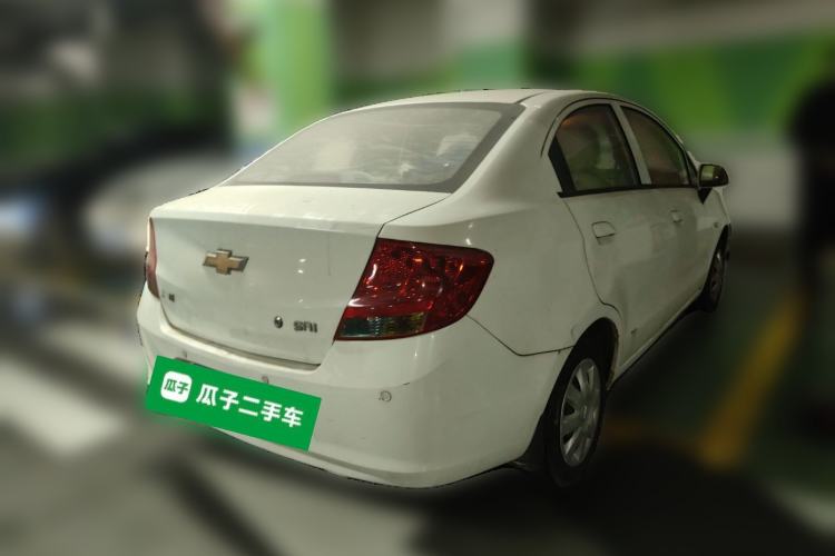 Used Chevrolet Sail 2010 Sedan 1.4L Manual Enjoyment Edition Rear Right 45 Deg