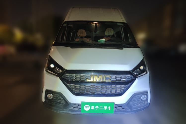 Used JMC Transit 2021 2.8T Space King Standard Version Long Wheelbase Mid-Height Roof Rear Dual Tires – Step 6-Seater Diesel China VI Emission Standard JX493
