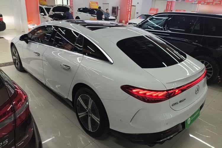 Used Mercedes-Benz EQS 2022 Updated Version 450+ Luxury Edition Rear Left 45 Deg