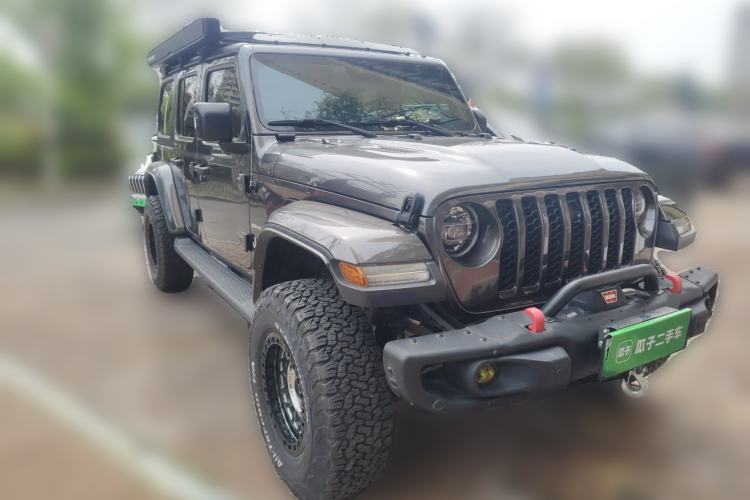 Used Jeep Wrangler New Energy 2021 Four-Door 2.0T 4xe Sahara Front Right 45 Deg