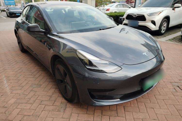 Used Tesla Model 3 2021 Revised Version Standard Range Rear-Wheel Drive Upgraded Edition 3D1 Front Right 45 Deg
