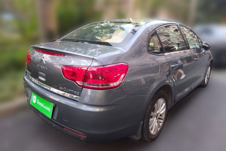 Used Citroen C-Quatre 2013 Sedan 1.6L Automatic Prestige Model Rear Right 45 Deg