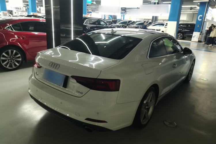 Used Audi A5 2019 Coupe 40 TFSI Fashion Edition China V Emission Standard Rear Right 45 Deg