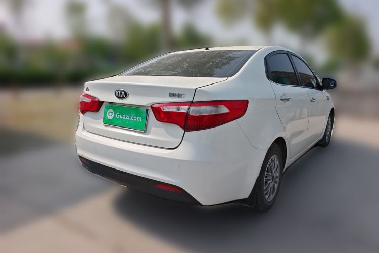 Used Kia K2 2012 Sedan 1.4L MT GLS Commemorative Edition Rear Right 45 Deg