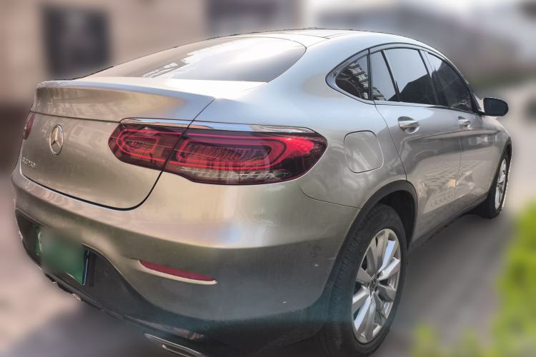 Used Mercedes-Benz GLC Coupe 2020 GLC 260 4MATIC Coupe SUV Rear Right 45 Deg