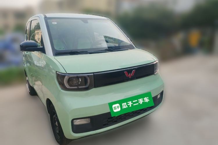 Used Wuling Hongguang MINIEV 2021 Macaron Fashion Model Lithium Iron Phosphate Front Right 45 Deg