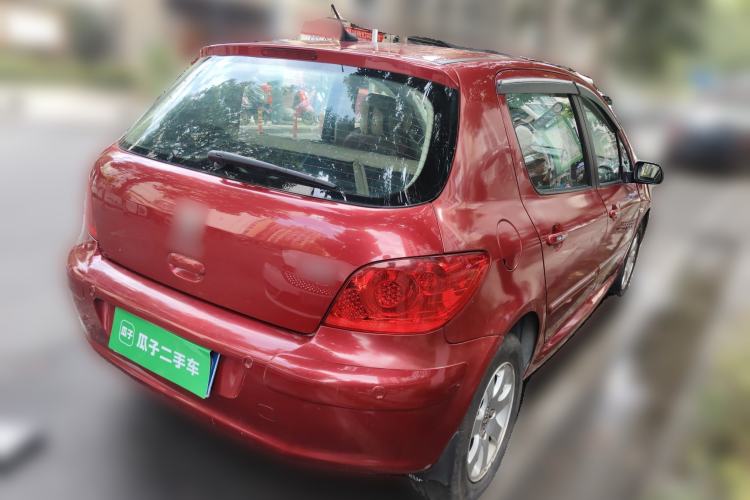 Used Peugeot 307 2010 Hatchback 1.6L Automatic Comfort Edition Rear Right 45 Deg