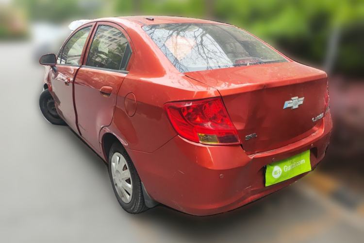 Used Chevrolet Sail 2010 Sedan 1.4L Manual Enjoyment Edition Rear Left 45 Deg