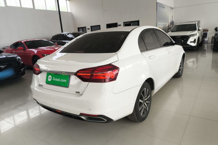 Used Geely Auto Emgrand 2019 Leading Edition 1.5L Manual Upgraded Connectivity Model China VI Standard Rear Right 45 Deg
