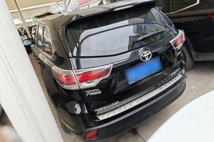 Used Toyota Highlander 2015 2.0T Four-Wheel Drive Luxury Edition 7-Seater Rear Left 45 Deg
