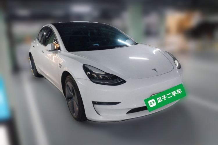 Used Tesla Model 3 2020 Refreshed Version Long-Range Rear-Wheel Drive Front Right 45 Deg