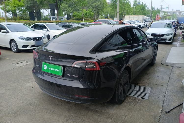 Used Tesla Model 3 2022 Rear-Wheel-Drive Version Rear Right 45 Deg