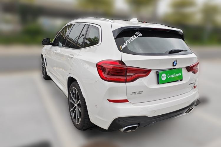 Used BMW X3 2021 xDrive30i Luxury Model with M Sport Package Rear Left 45 Deg