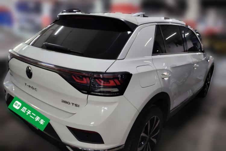 Used Volkswagen T-ROC 2023 280TSI DSG Two-Wheel Drive Time Edition Rear Right 45 Deg