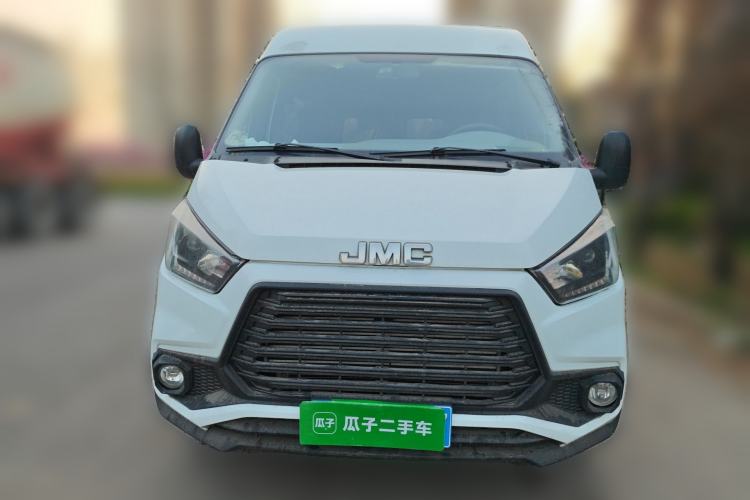 Used JMC Transit 2019 2.8T Commercial Version Short Wheelbase Mid-Roof 6-Seater China VI JX493 Front