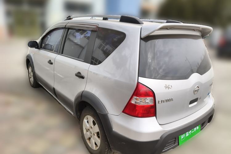 Used Nissan Livina 2010 Jingyue Edition 1.6L Manual All-Around Model Rear Left 45 Deg