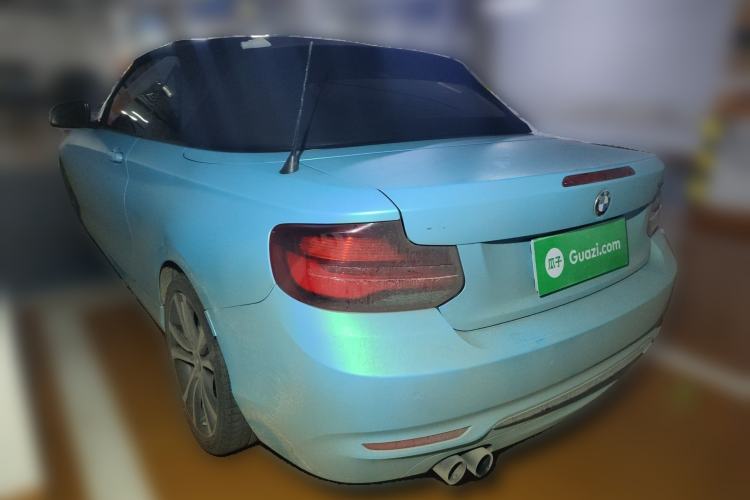 Used BMW 2 Series 2019 225i Convertible Coupe Sports Design Package Rear Left 45 Deg