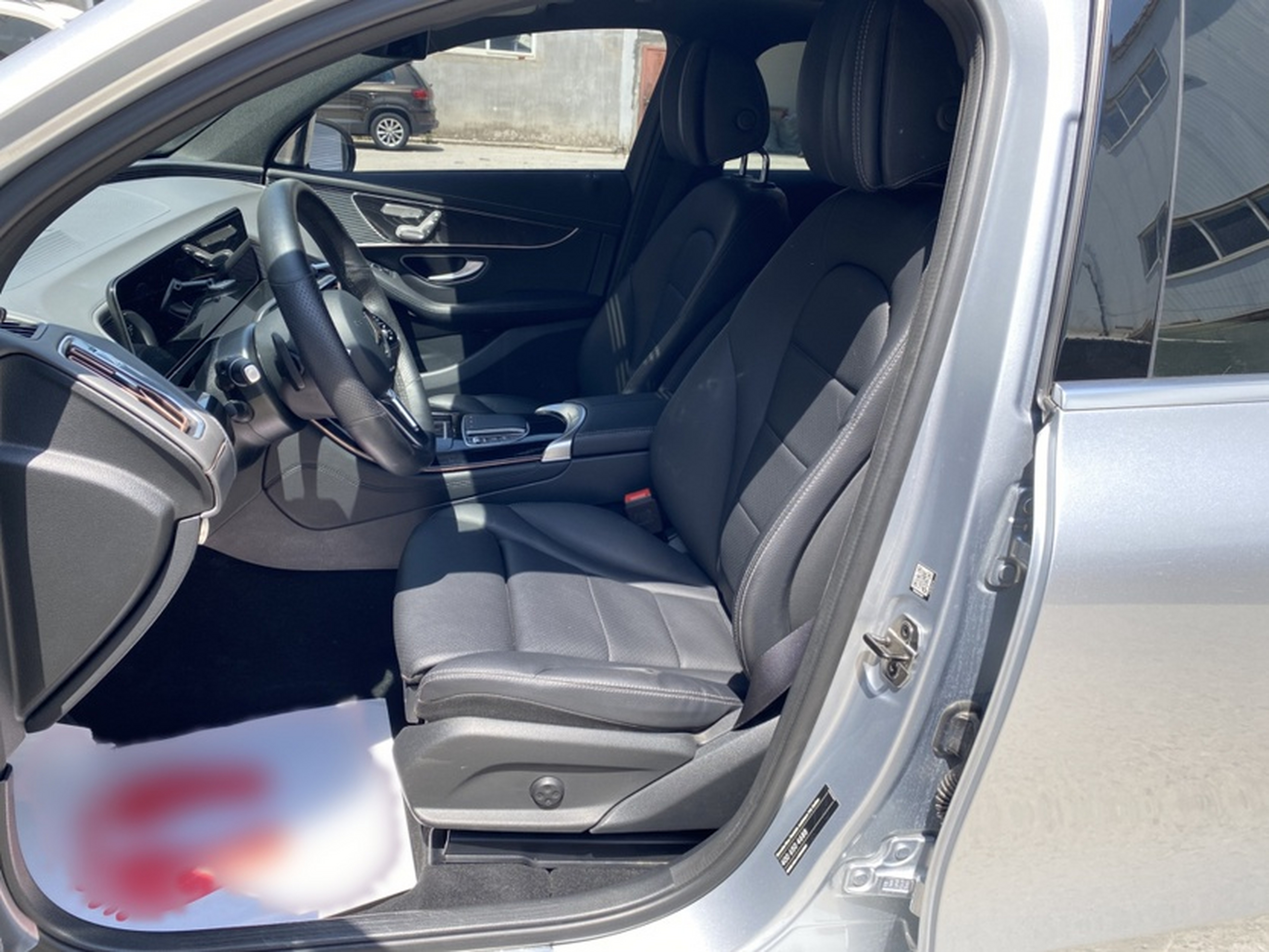 Vordere Reihe im Auto