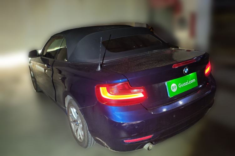 Used BMW 2 Series 2015 218i Convertible Coupe Rear Left 45 Deg