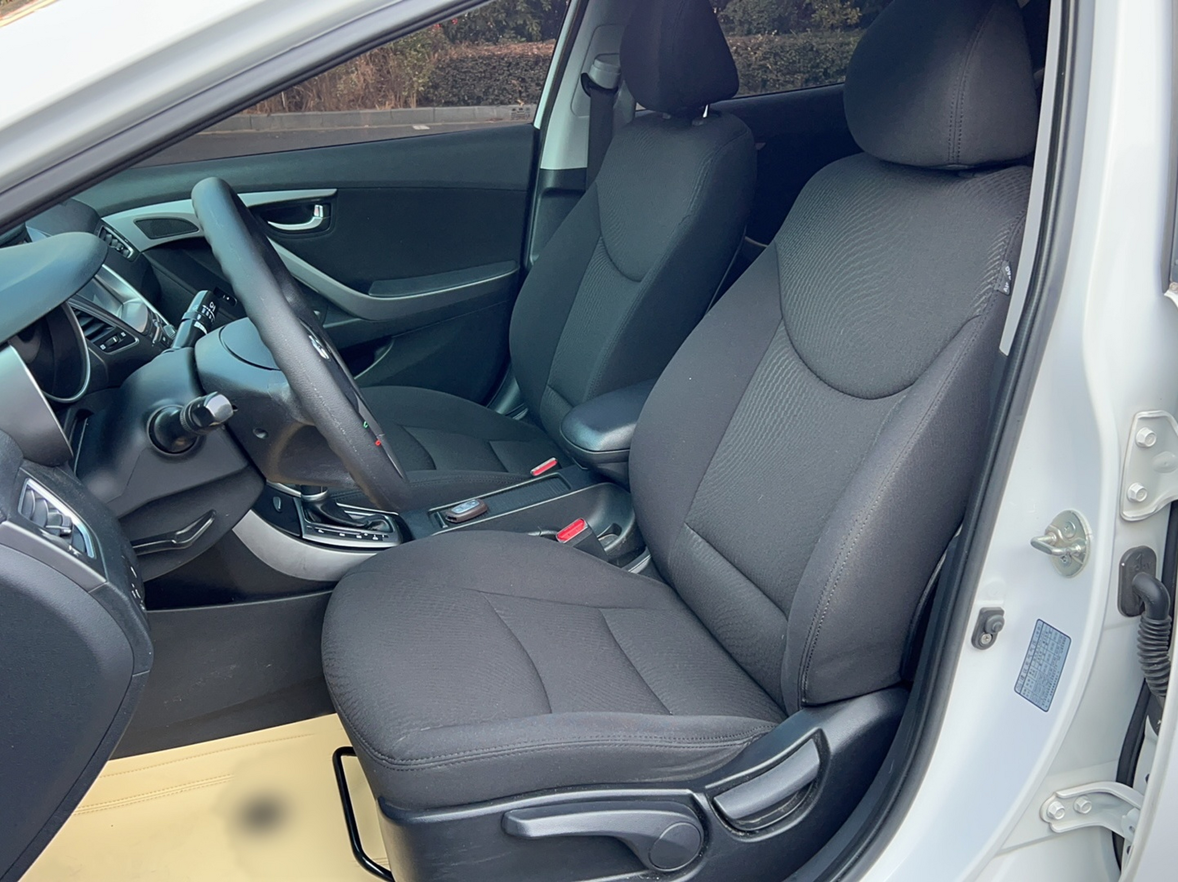 Avant de la voiture