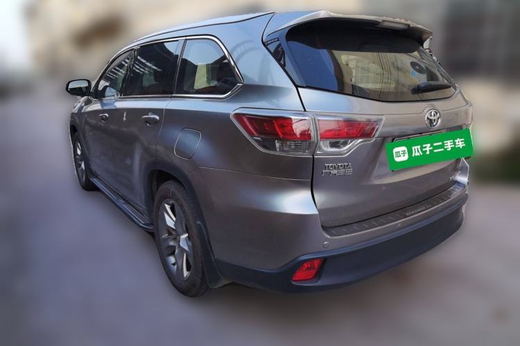 Used Toyota Highlander 2017 2.0T Four-Wheel Drive Luxury Edition 7 Seats Rear Left 45 Deg