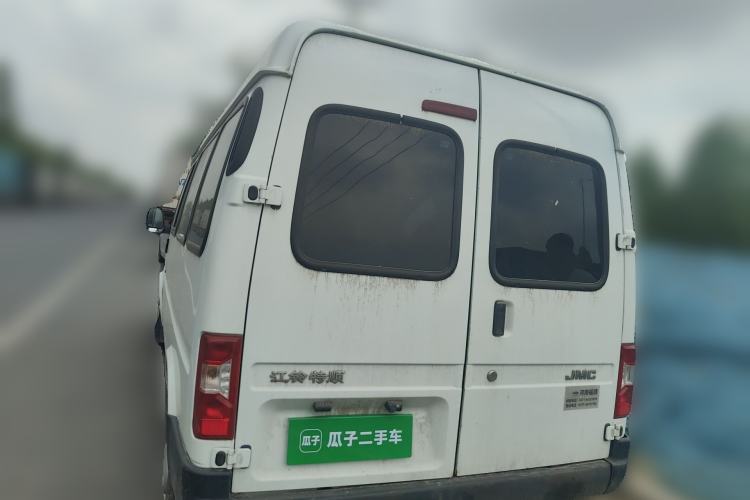 Used JMC Transit 2019 2.8T Commercial Version Long Wheelbase Mid-Roof 6-Seater Rear Single Tire China VI Emission Standard – JX493 Rear Left 45 Deg